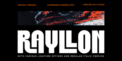 Rayllon Font Poster 1