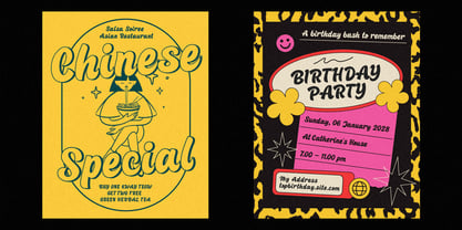 YJ Coco Swash Font Poster 5