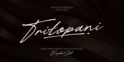 Tritopani Font Poster 1