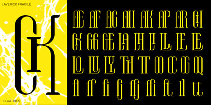 Laverick Fragile Font Poster 2