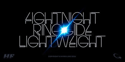 Electro Font Poster 5