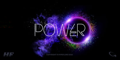 Electro Font Poster 6