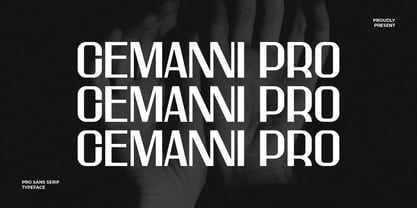Cemanni Pro Font Poster 1