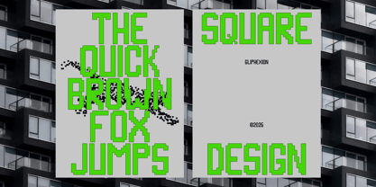 IT Gliphexion Font Poster 3