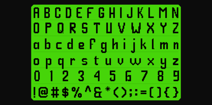 IT Gliphexion Font Poster 4