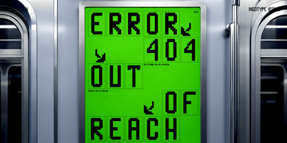IT Gliphexion Font Poster 9