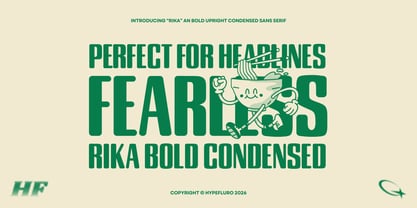 Rika Font Poster 3