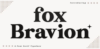 Fox Bravion Font Poster 1