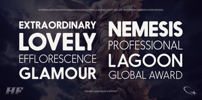 Nanami Rounded Pro Font Poster 2