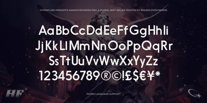 Nanami Rounded Pro Font Poster 3