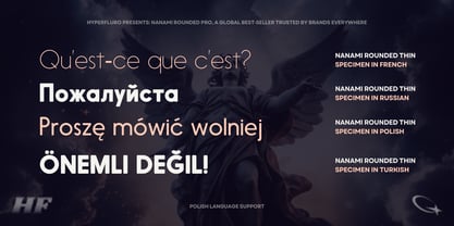 Nanami Rounded Pro Font Poster 5