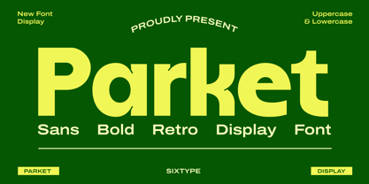 Parket Font Poster 1