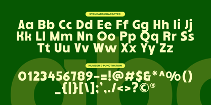 Parket Font Poster 9