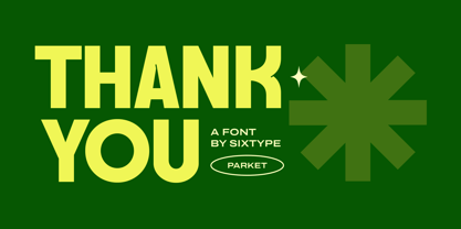 Parket Font Poster 10