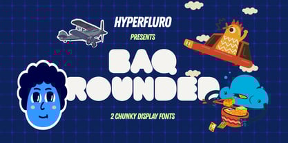 BAQ Rounded Font Poster 1
