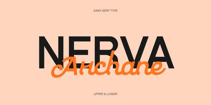 Nerva Archane Font Poster 1