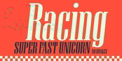 Unicorn Font Poster 4