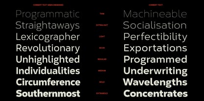 Corbert Text Font Poster 10