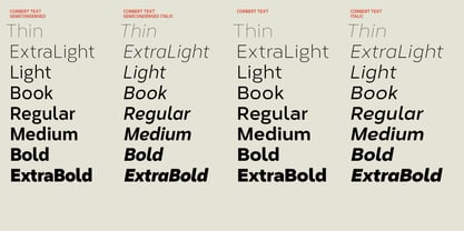Corbert Text Font Poster 8