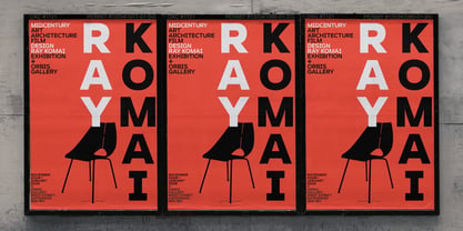 Corbert Text Font Poster 4