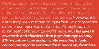 Corbert Text Font Poster 12