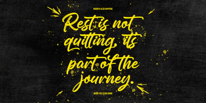Coryante Script Font Poster 9