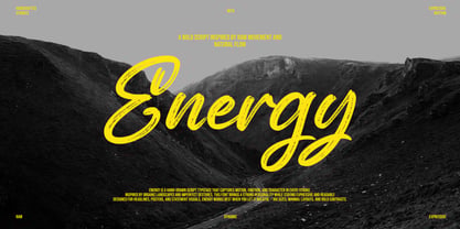 Coryante Script Font Poster 4