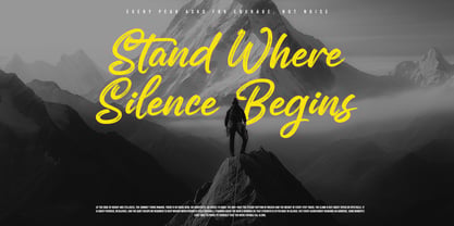 Coryante Script Font Poster 6