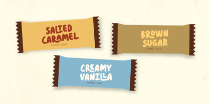 Orange Gumdrop Font Poster 5