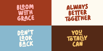 Orange Gumdrop Font Poster 9