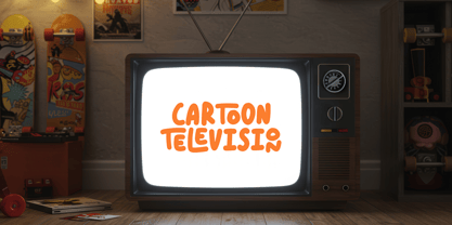 Orange Gumdrop Font Poster 7