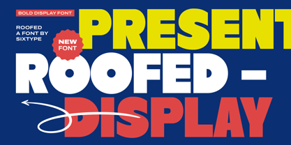 Roofed Font Poster 1