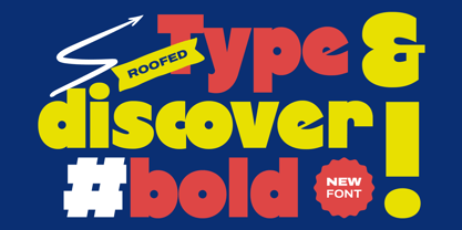 Roofed Font Poster 7