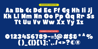 Roofed Font Poster 9