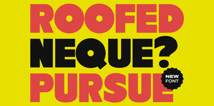Roofed Font Poster 4