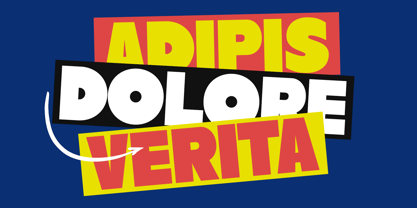 Roofed Font Poster 2