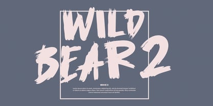 MC Corest Brush Font Poster 4
