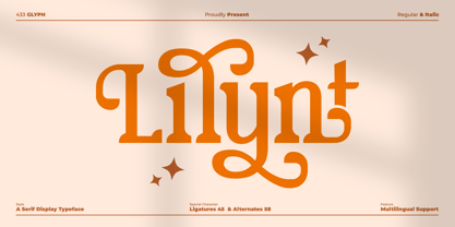 Lilynt Font Poster 1