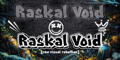 Raskal Void Font Poster 1