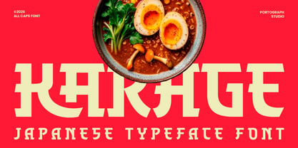 Karage Font Poster 1
