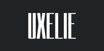 Uxelie Font Poster 1