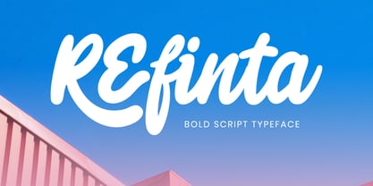 Refinta Font Poster 1