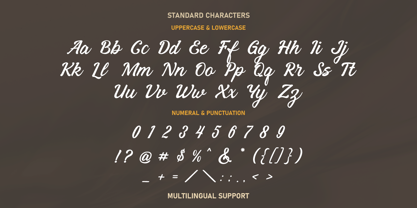 Raphelling Font Poster 8