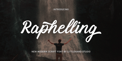 Raphelling Font Poster 1