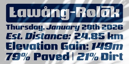 Lawang Rolak Font Poster 3