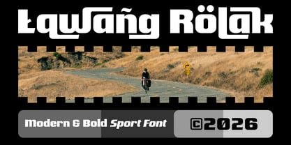Lawang Rolak Font Poster 1