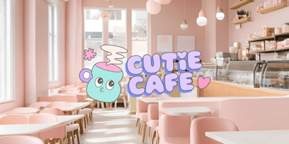 Bubble Hugshy Font Poster 6