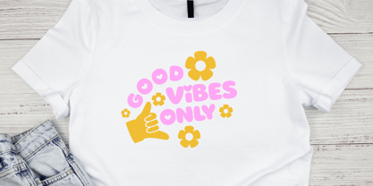 Bubble Hugshy Font Poster 5