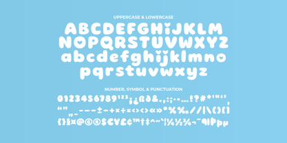 Bubble Hugshy Font Poster 11