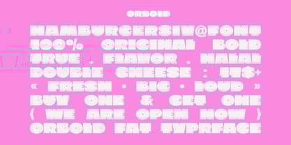 Orbold Font Poster 5